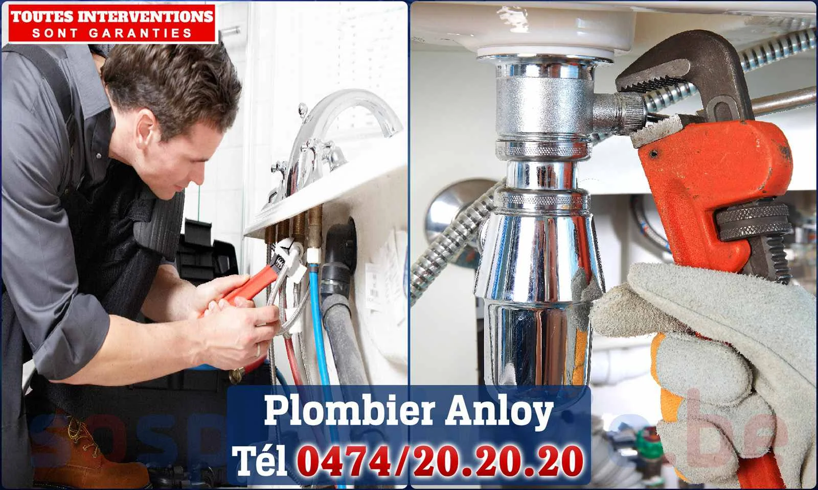 SOS Plomberie - Plombier Anloy pour installation et
réparation