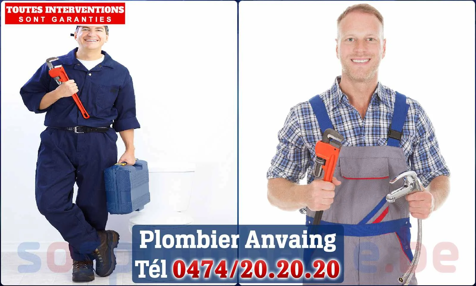 SOS Plomberie - Plombier Anvaing pour installation et
réparation