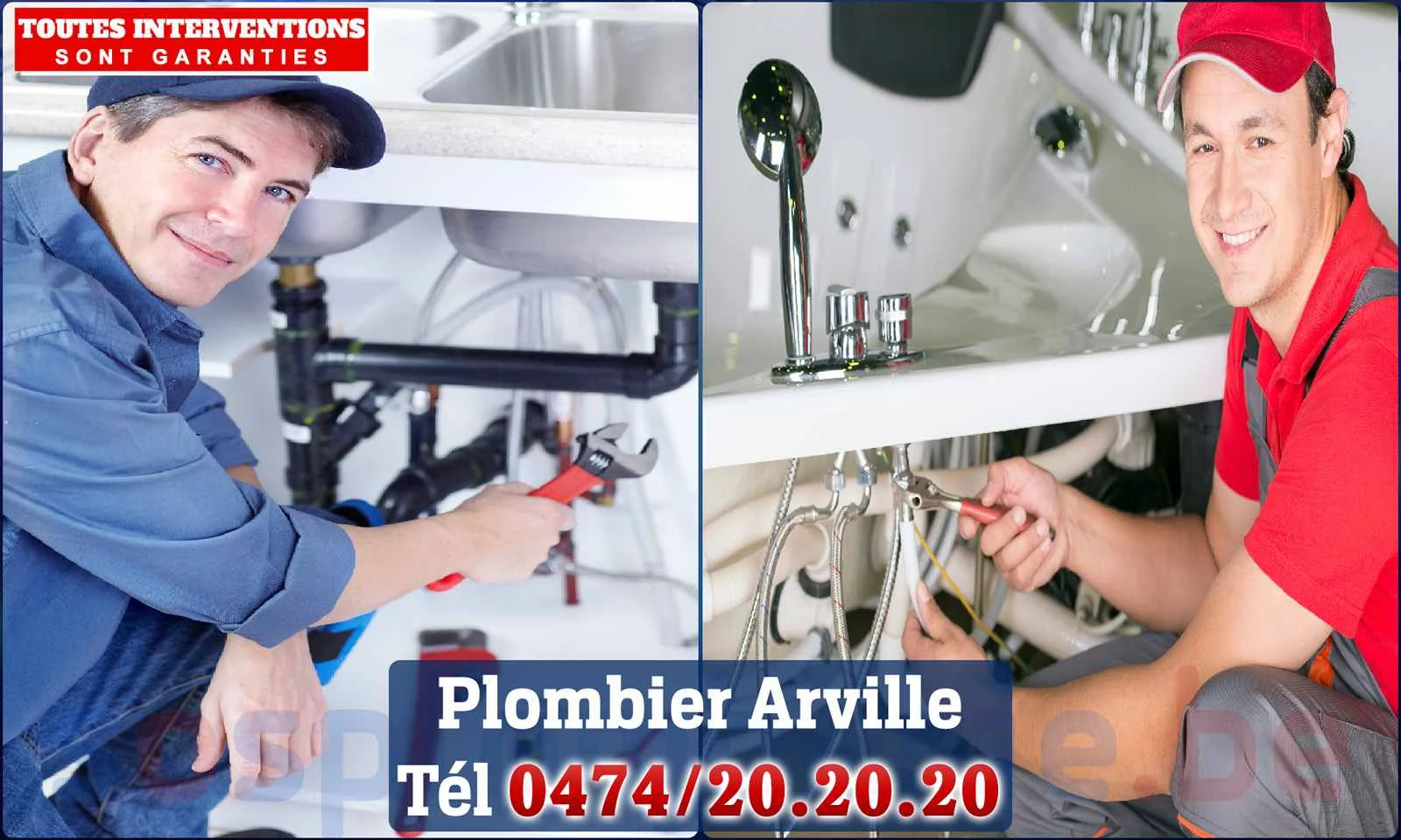 SOS Plomberie - Plombier Arville pour installation et
réparation