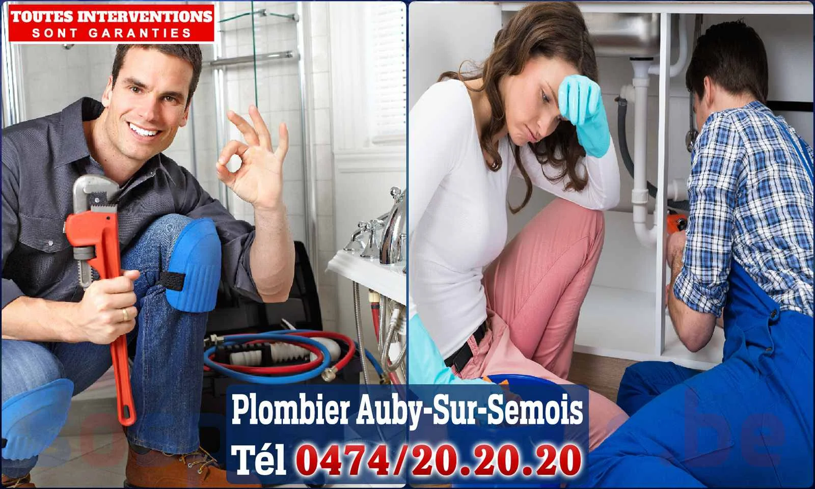 SOS Plomberie - Plombier Auby-sur-Semois pour installation et
réparation