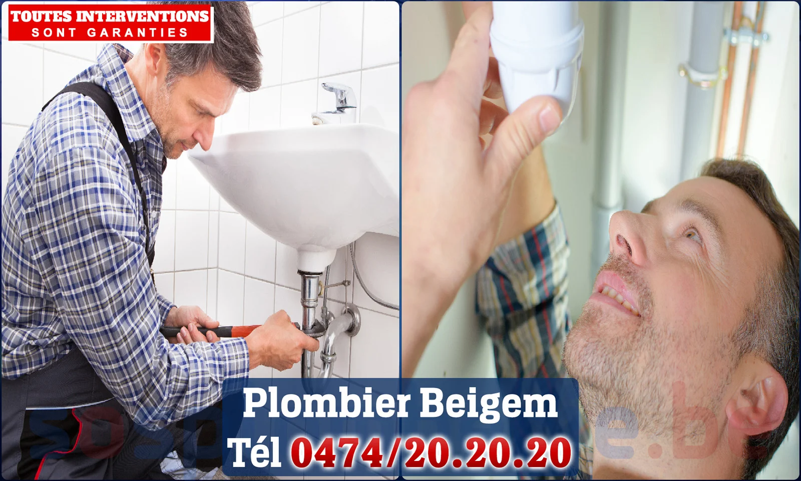 SOS Plomberie - Plombier Beigem pour installation et
réparation