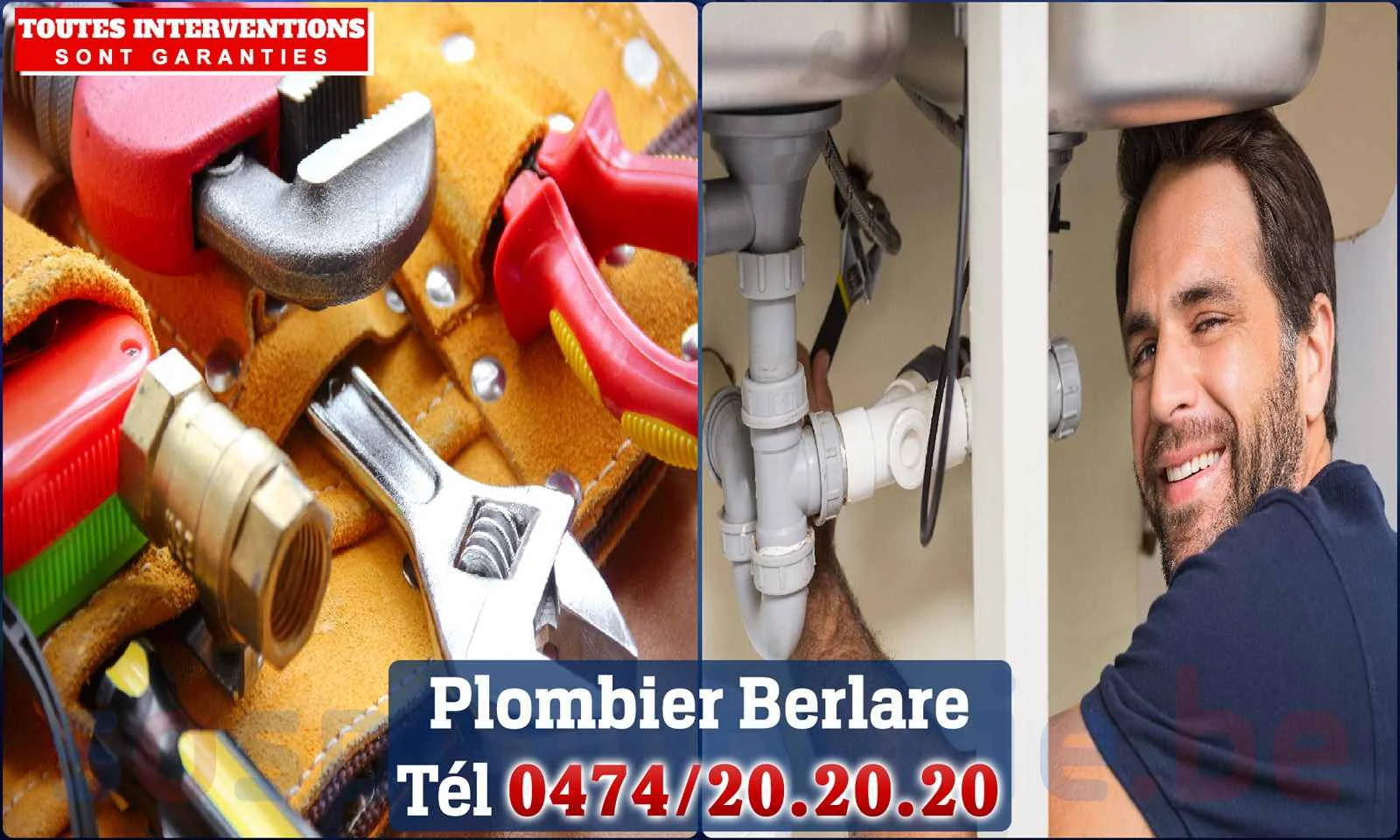 SOS Plomberie - Plombier Berlare pour installation et réparation