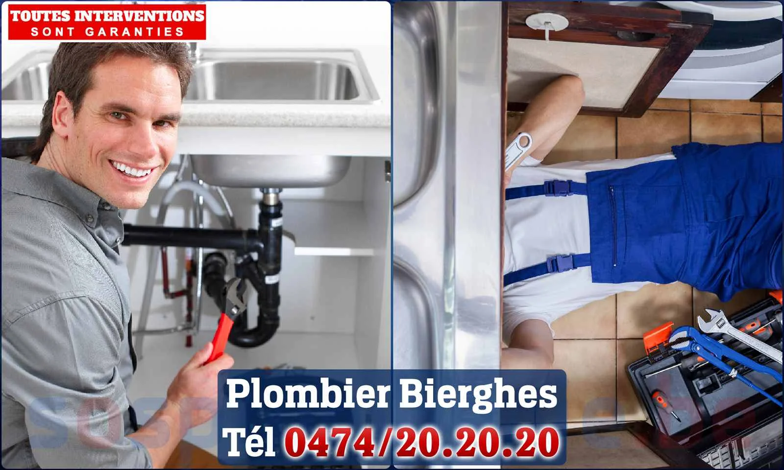SOS Plomberie - Plombier Bierghes pour installation et
réparation