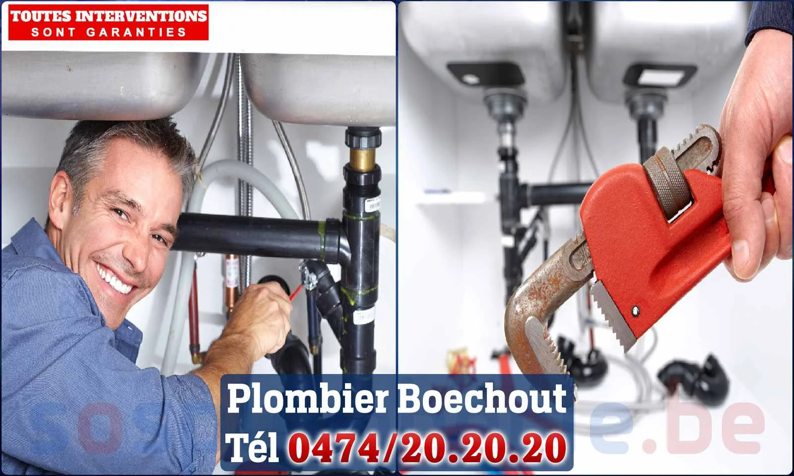 SOS Plomberie - Plombier Boechout pour installation et réparation