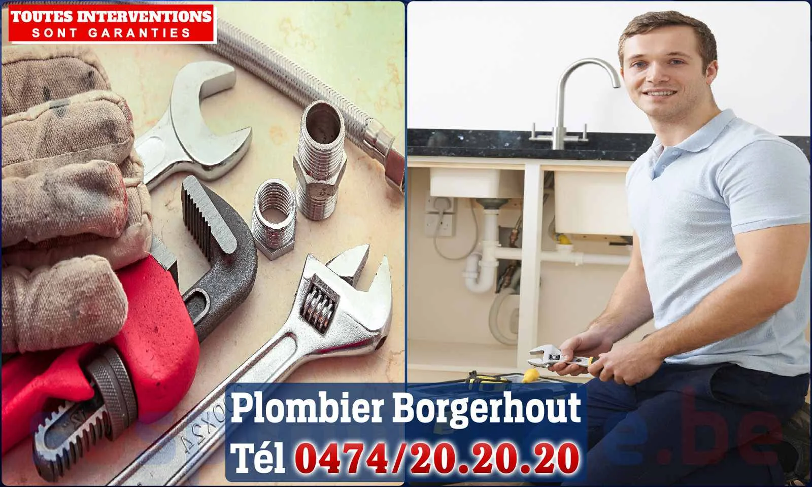 SOS Plomberie - Plombier Borgerhout pour installation et
réparation