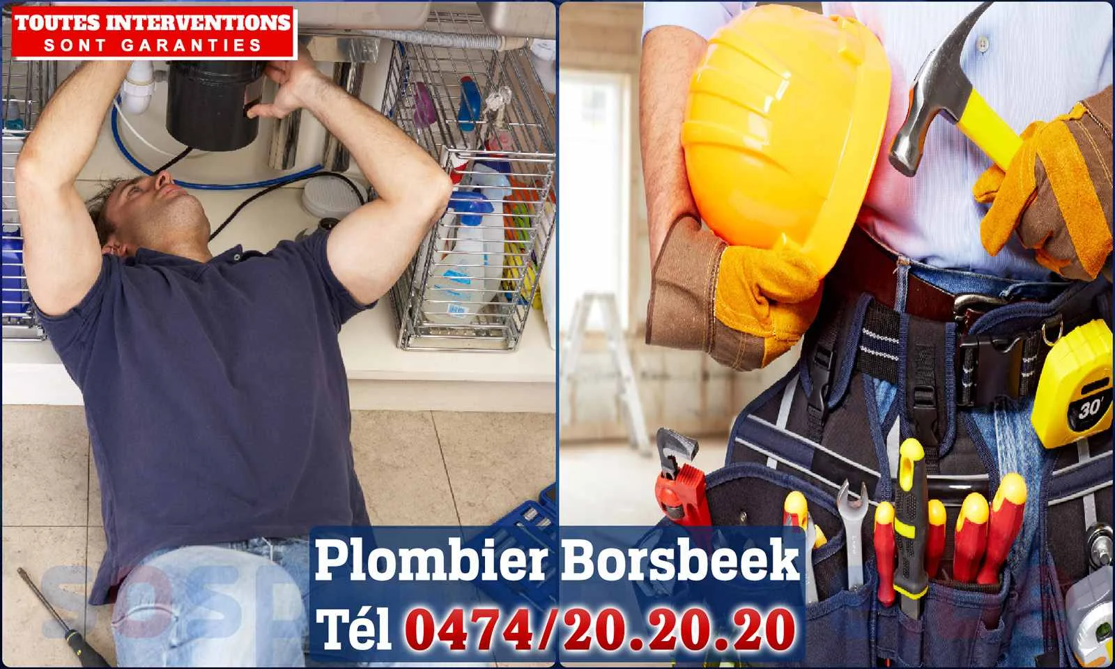 SOS Plomberie - Plombier Borsbeek pour installation et réparation