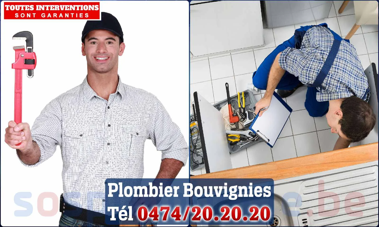 SOS Plomberie - Plombier Bouvignies pour installation et
réparation