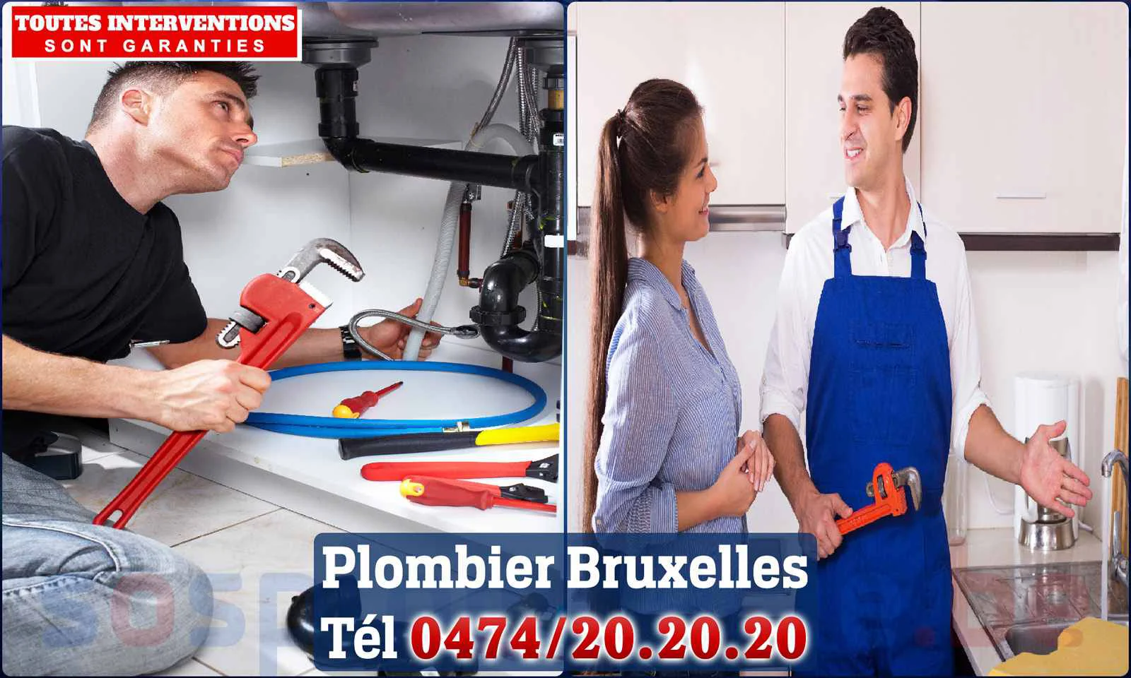 SOS Plomberie - Plombier Bruxelles (Brussel) pour installation et réparation