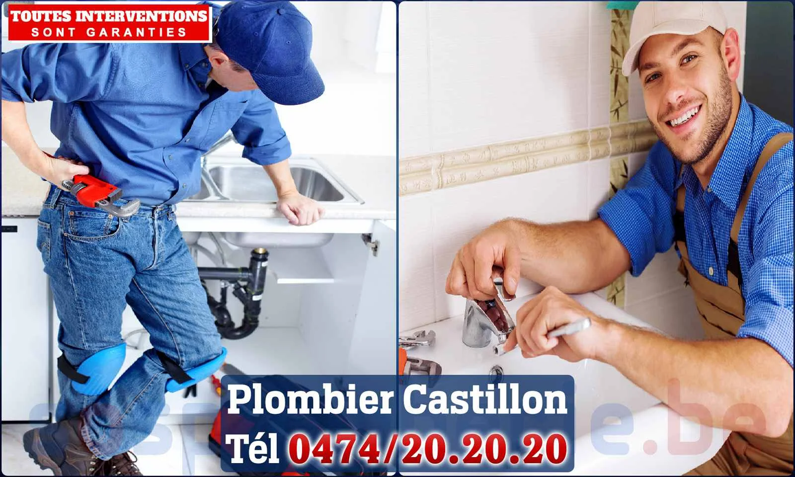 SOS Plomberie - Plombier Castillon pour installation et
réparation