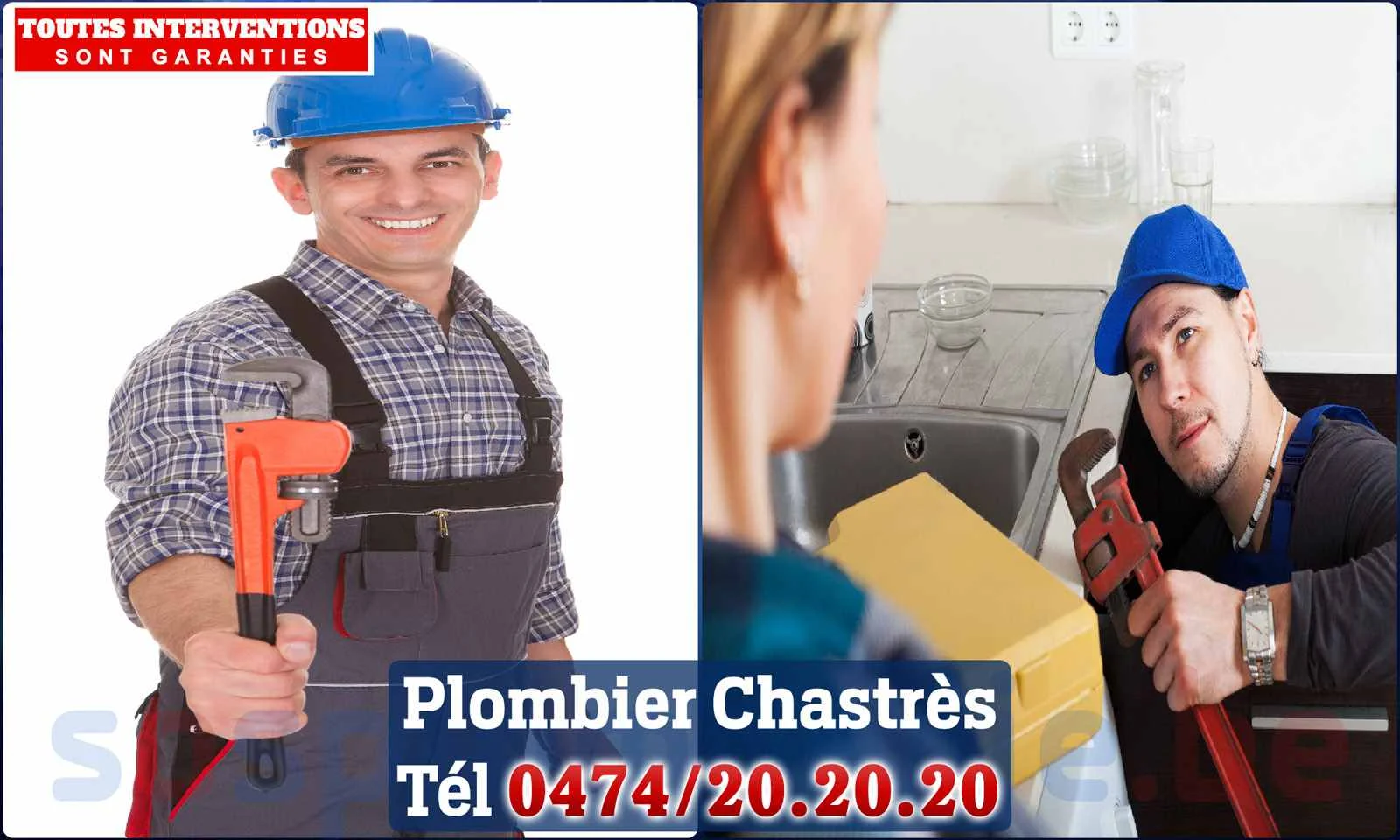 SOS Plomberie - Plombier Chastrès pour installation et
réparation