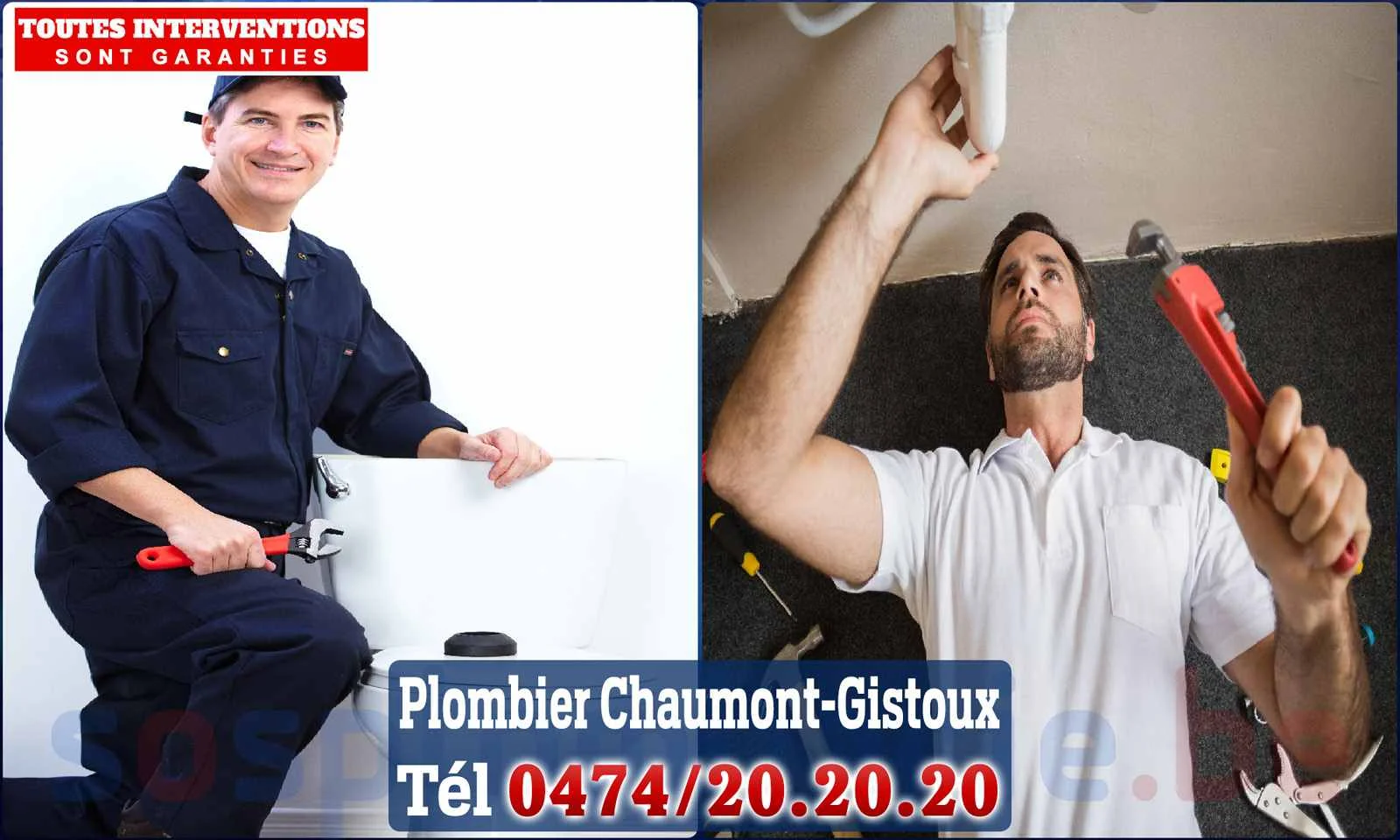 SOS Plomberie - Plombier Chaumont-Gistoux pour installation et réparation