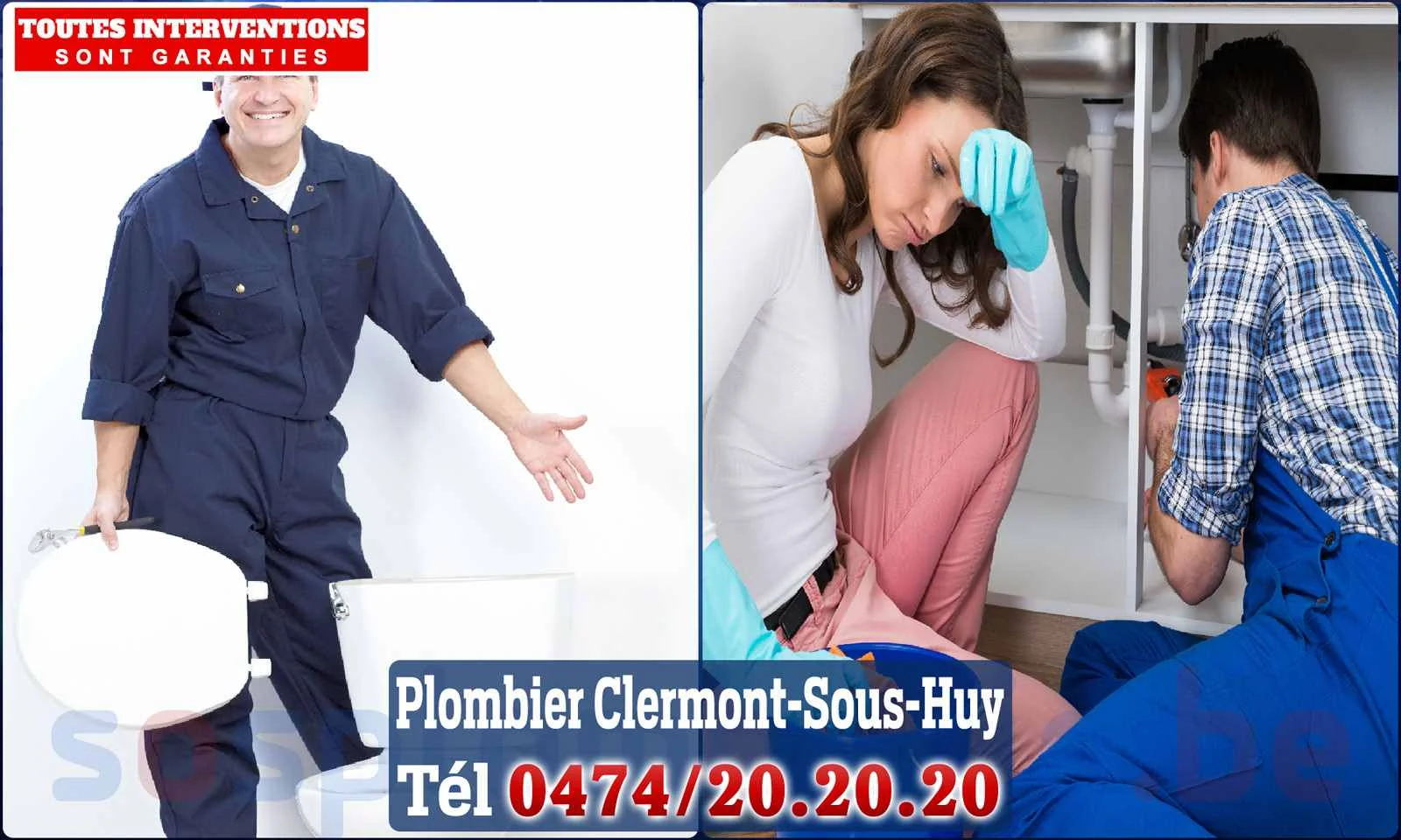 SOS Plomberie - Plombier Clermont-sous-Huy pour installation et
réparation