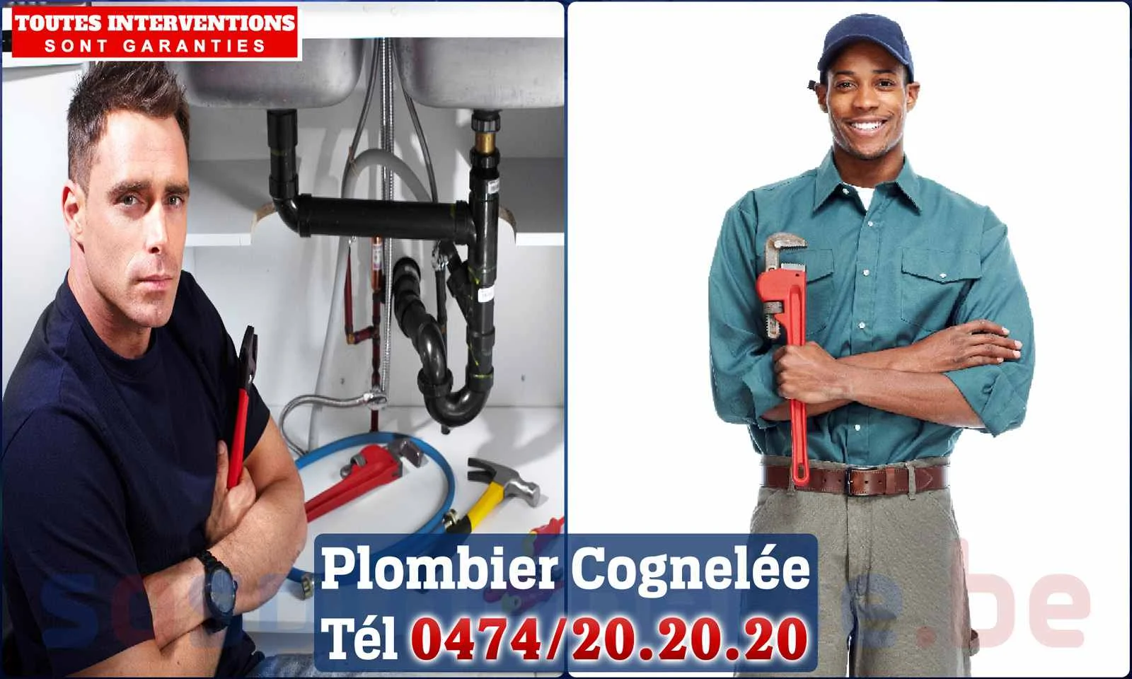 SOS Plomberie - Plombier Cognelée pour installation et
                    réparation