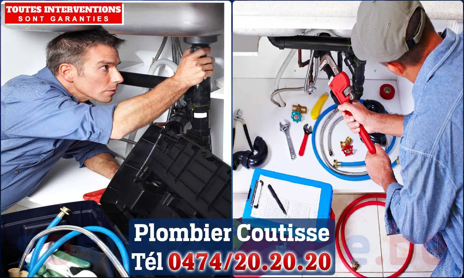 SOS Plomberie - Plombier Coutisse pour installation et
réparation
