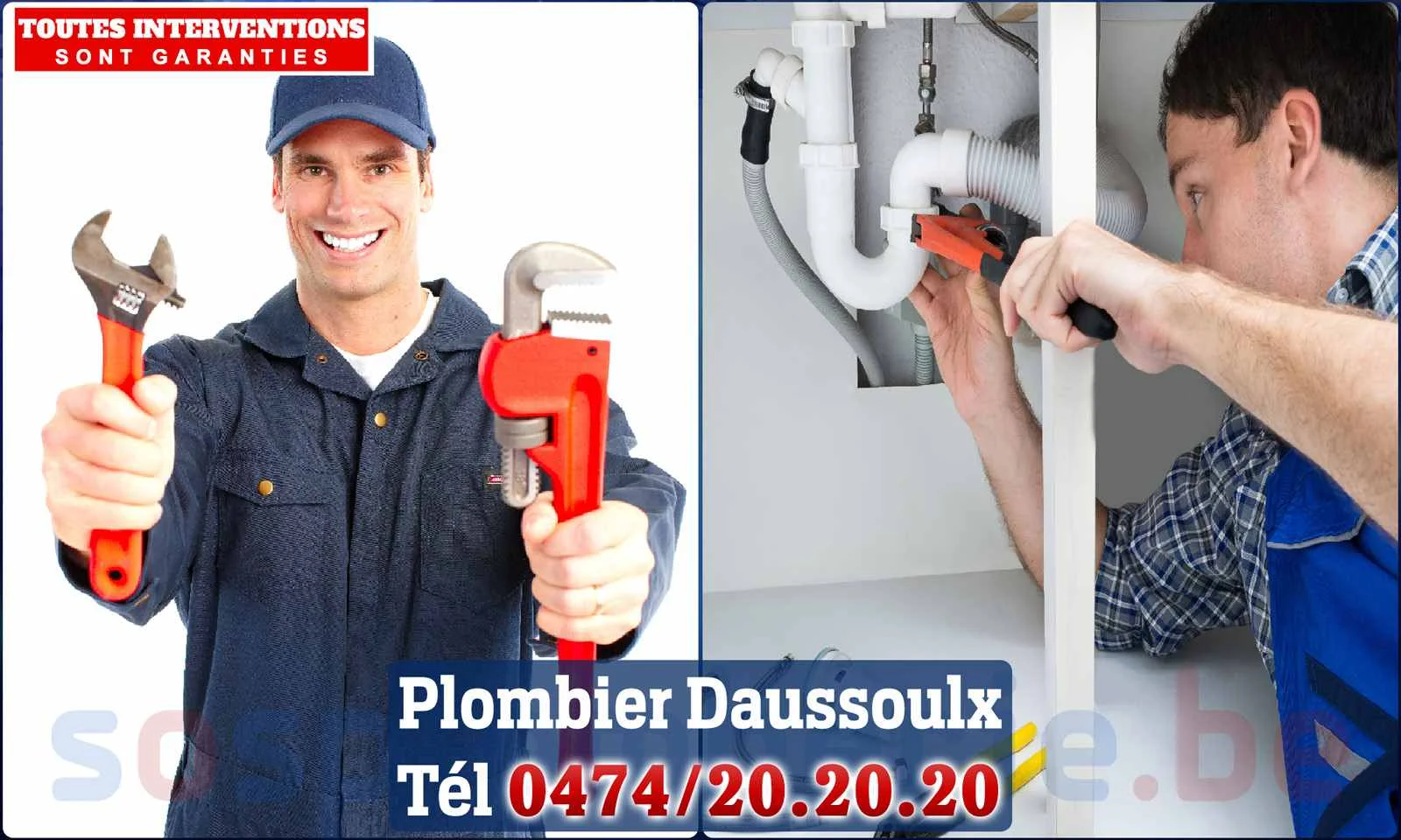 SOS Plomberie - Plombier Daussoulx pour installation et
réparation