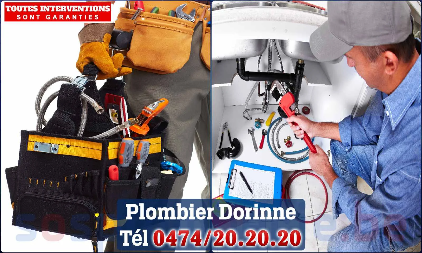 SOS Plomberie - Plombier Dorinne pour installation et
réparation