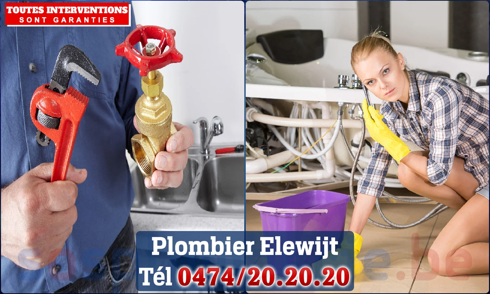 SOS Plomberie - Plombier Elewijt pour installation et
réparation