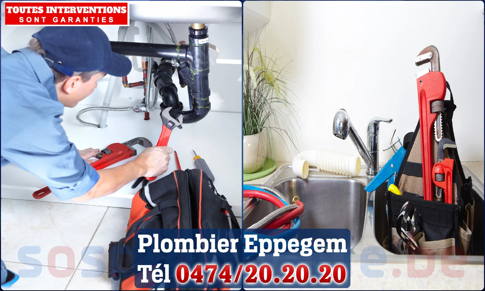 SOS Plomberie - Plombier Eppegem pour installation et
réparation