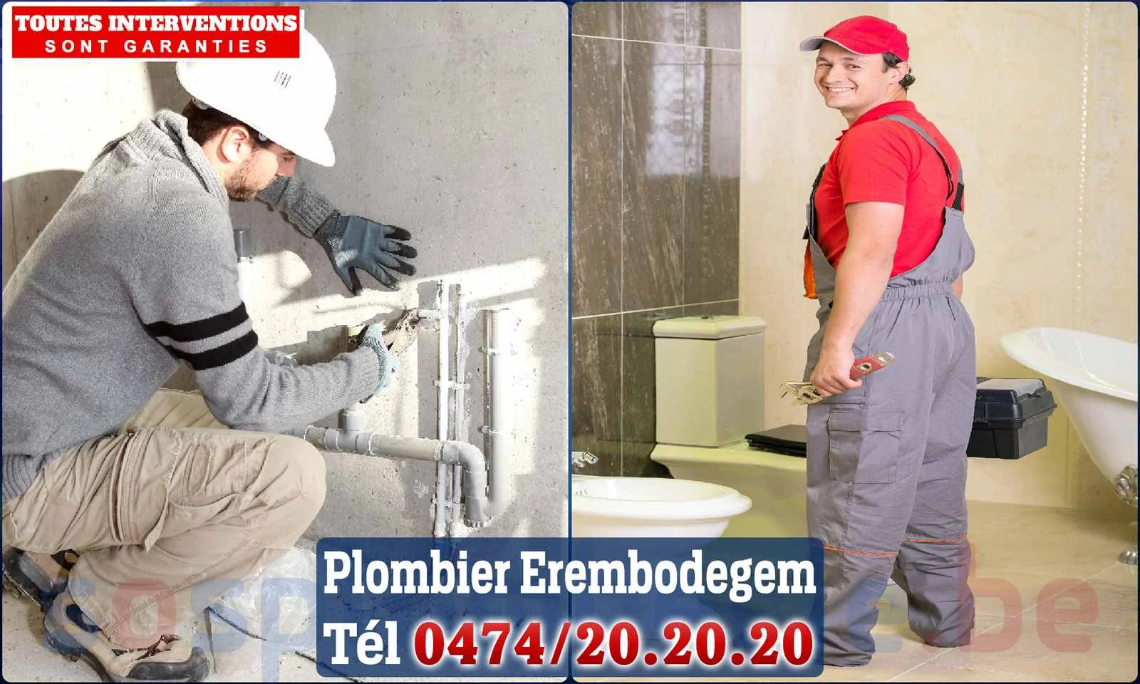SOS Plomberie - Plombier Erembodegem pour installation et
réparation
