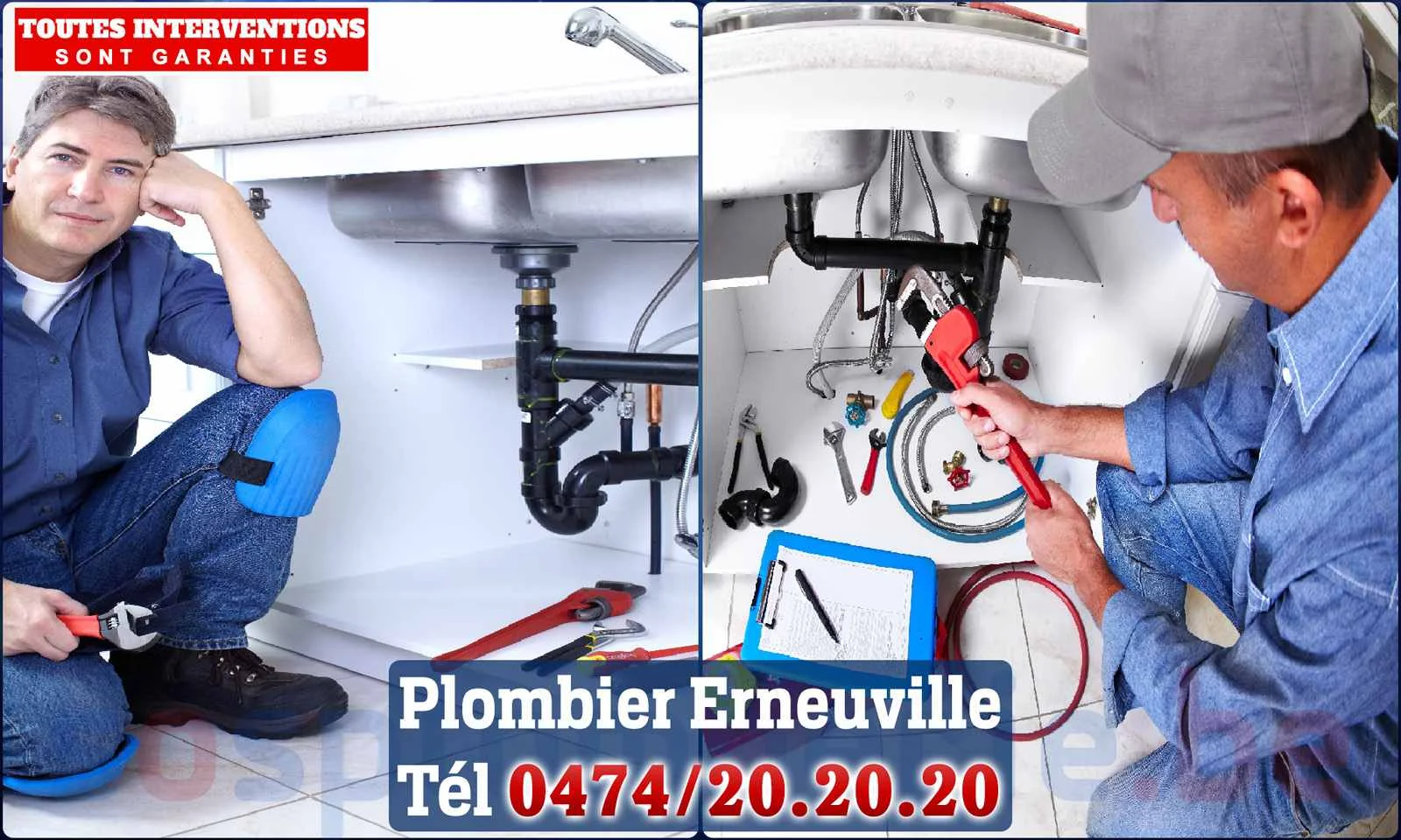 SOS Plomberie - Plombier Erneuville pour installation et
réparation