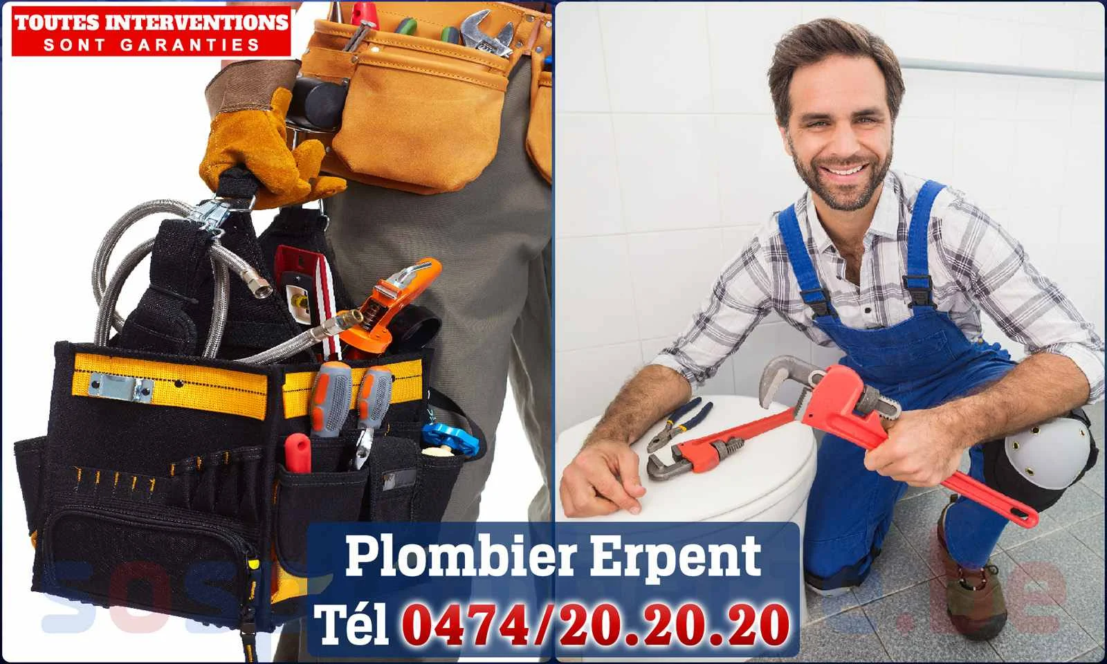SOS Plomberie - Plombier Erpent pour installation et
réparation