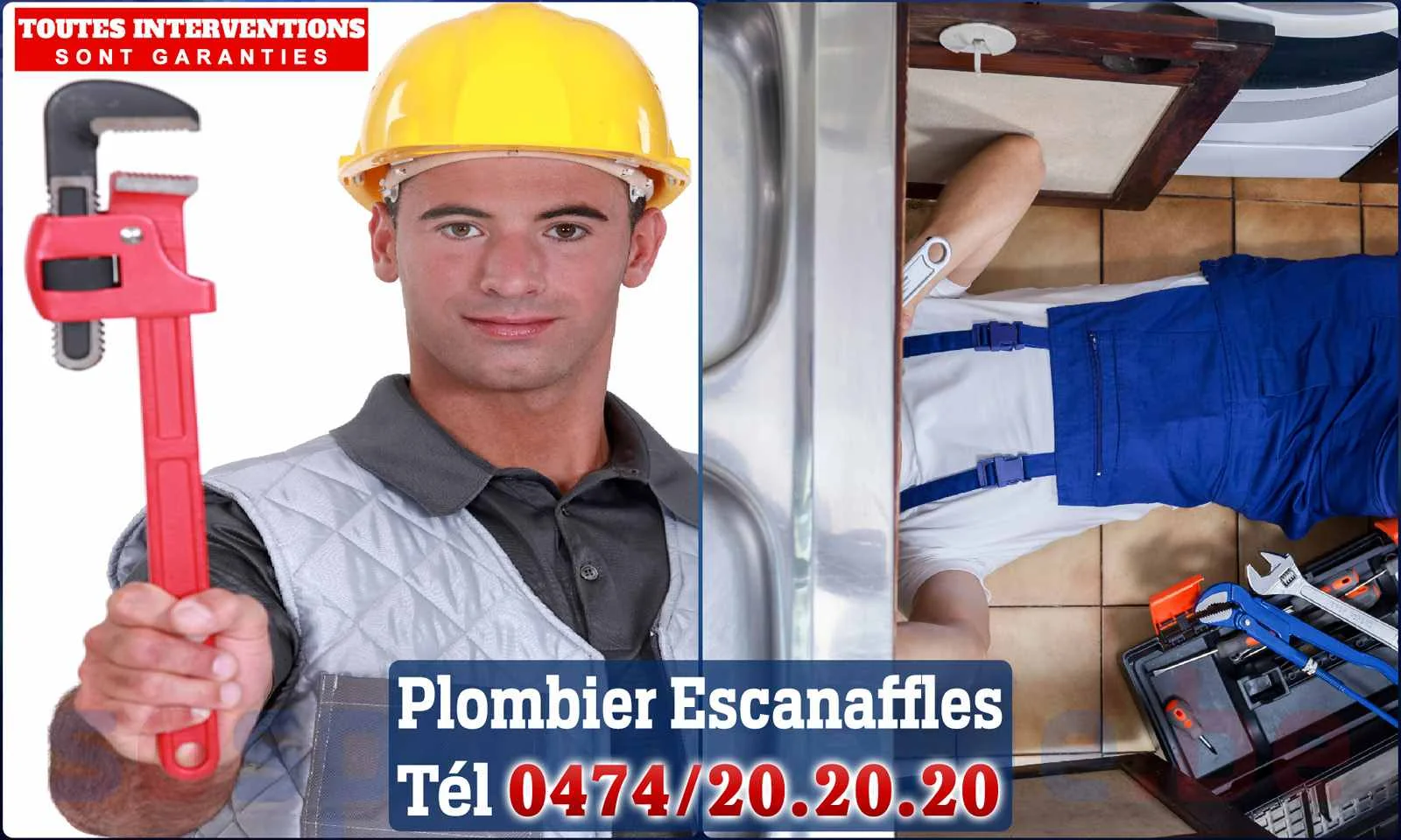 SOS Plomberie - Plombier Escanaffles pour installation et
réparation