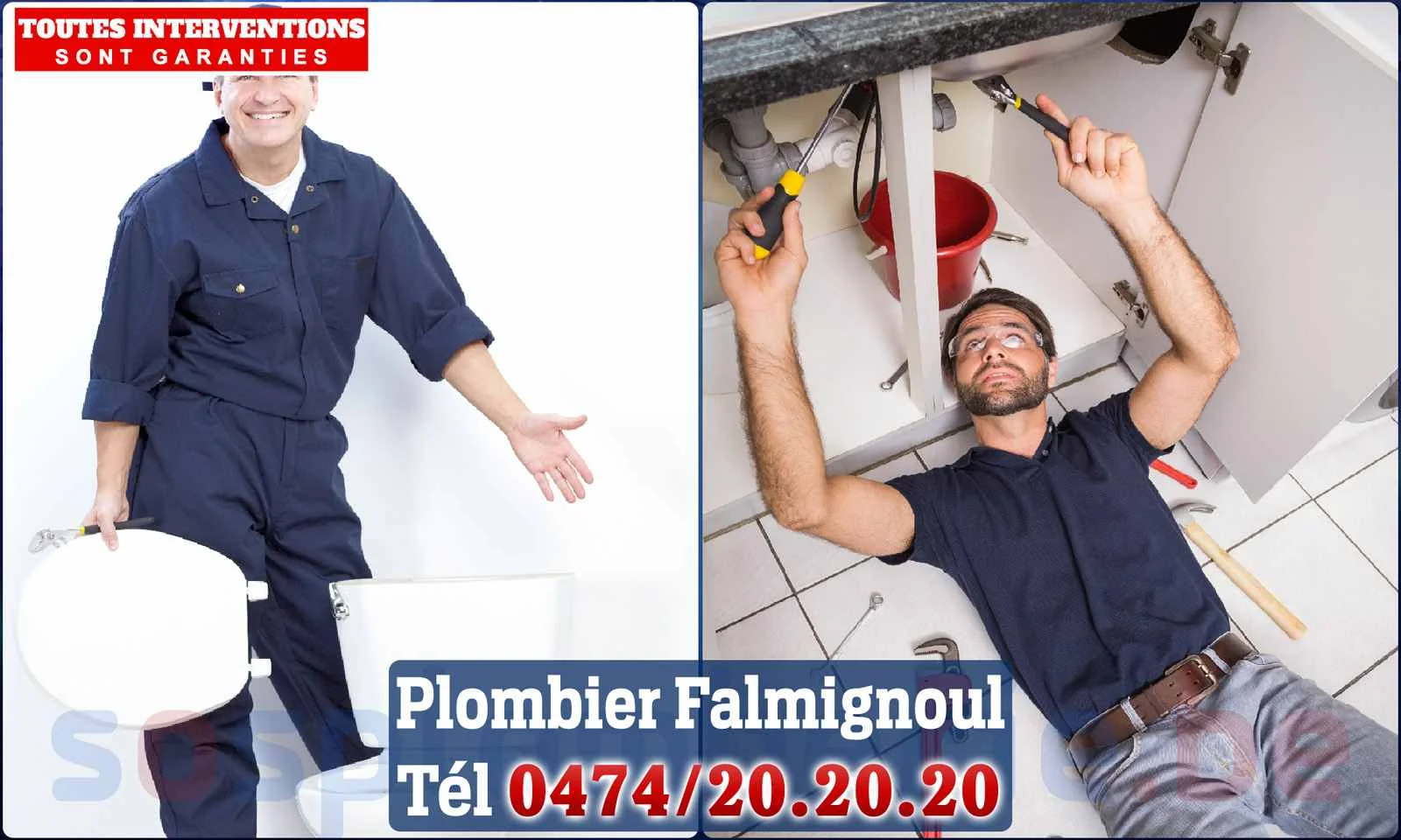 SOS Plomberie - Plombier Falmignoul pour installation et
                    réparation