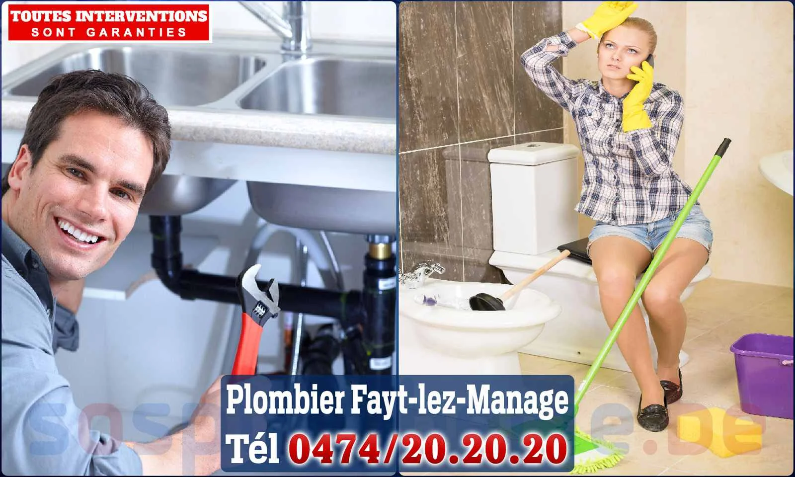 SOS Plomberie - Plombier Fayt-lez-Manage pour installation et
réparation