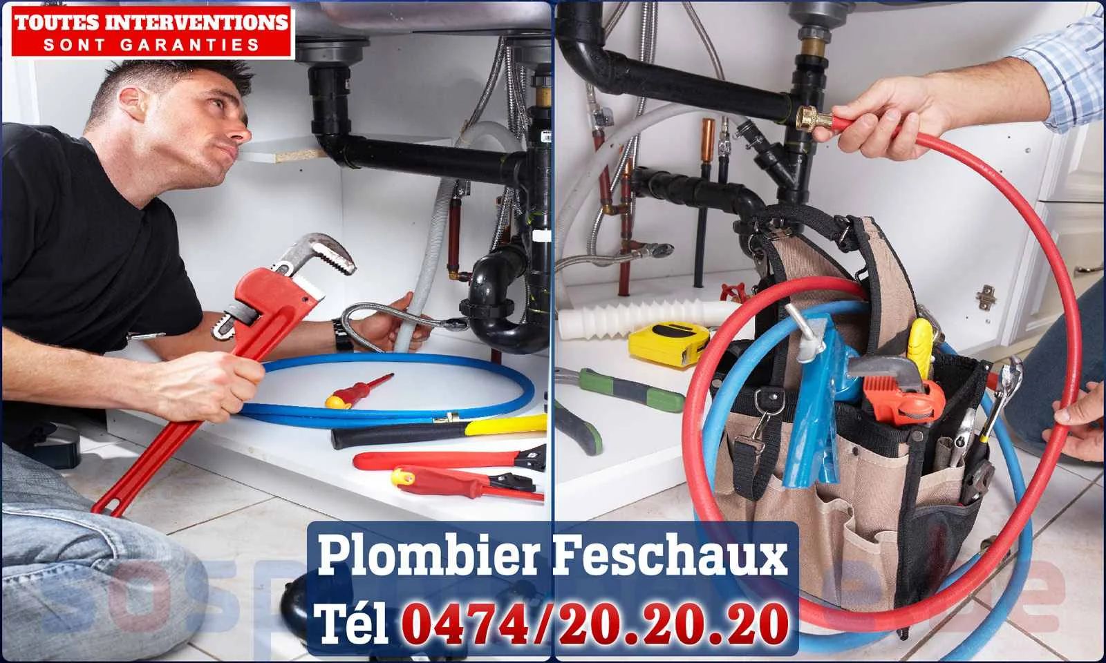 SOS Plomberie - Plombier Feschaux pour installation et
                    réparation