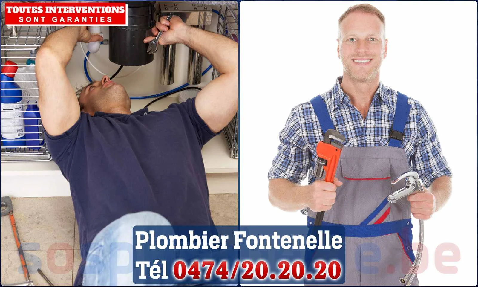 SOS Plomberie - Plombier Fontenelle pour installation et
réparation