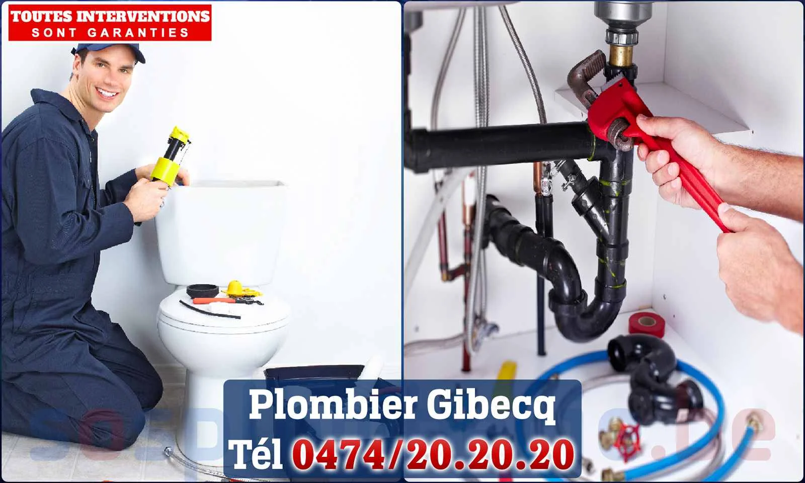 SOS Plomberie - Plombier Gibecq pour installation et
réparation