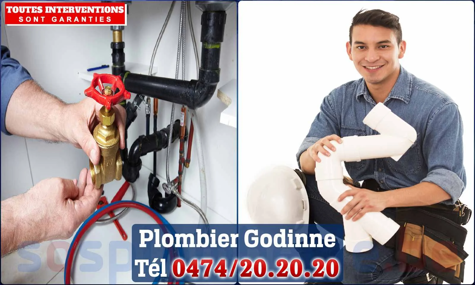 SOS Plomberie - Plombier Godinne pour installation et
réparation
