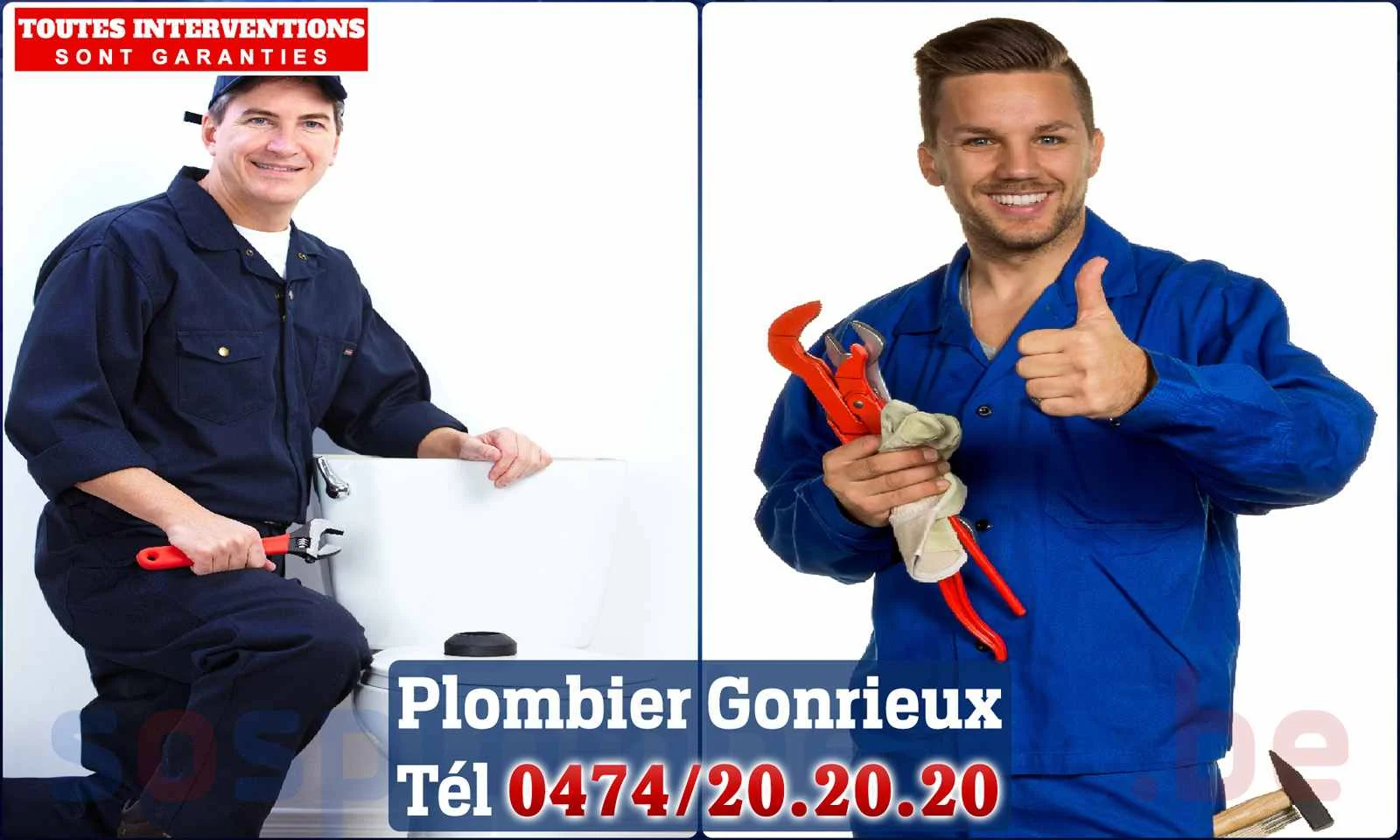 SOS Plomberie - Plombier Gonrieux pour installation et
réparation