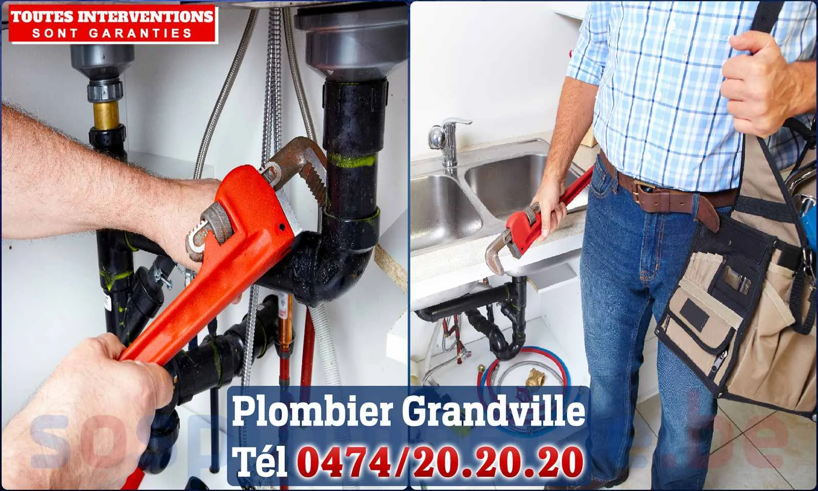 SOS Plomberie - Plombier Grandville pour installation et
réparation