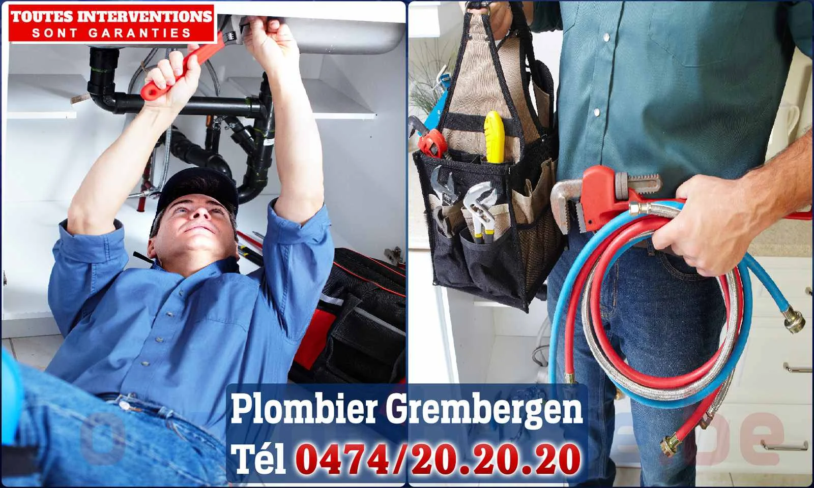SOS Plomberie - Plombier Grembergen pour installation et
réparation