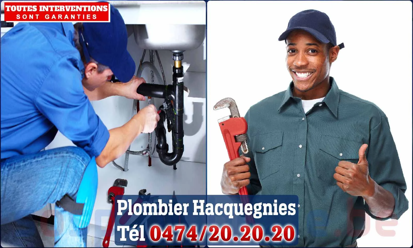 SOS Plomberie - Plombier Hacquegnies pour installation et
réparation