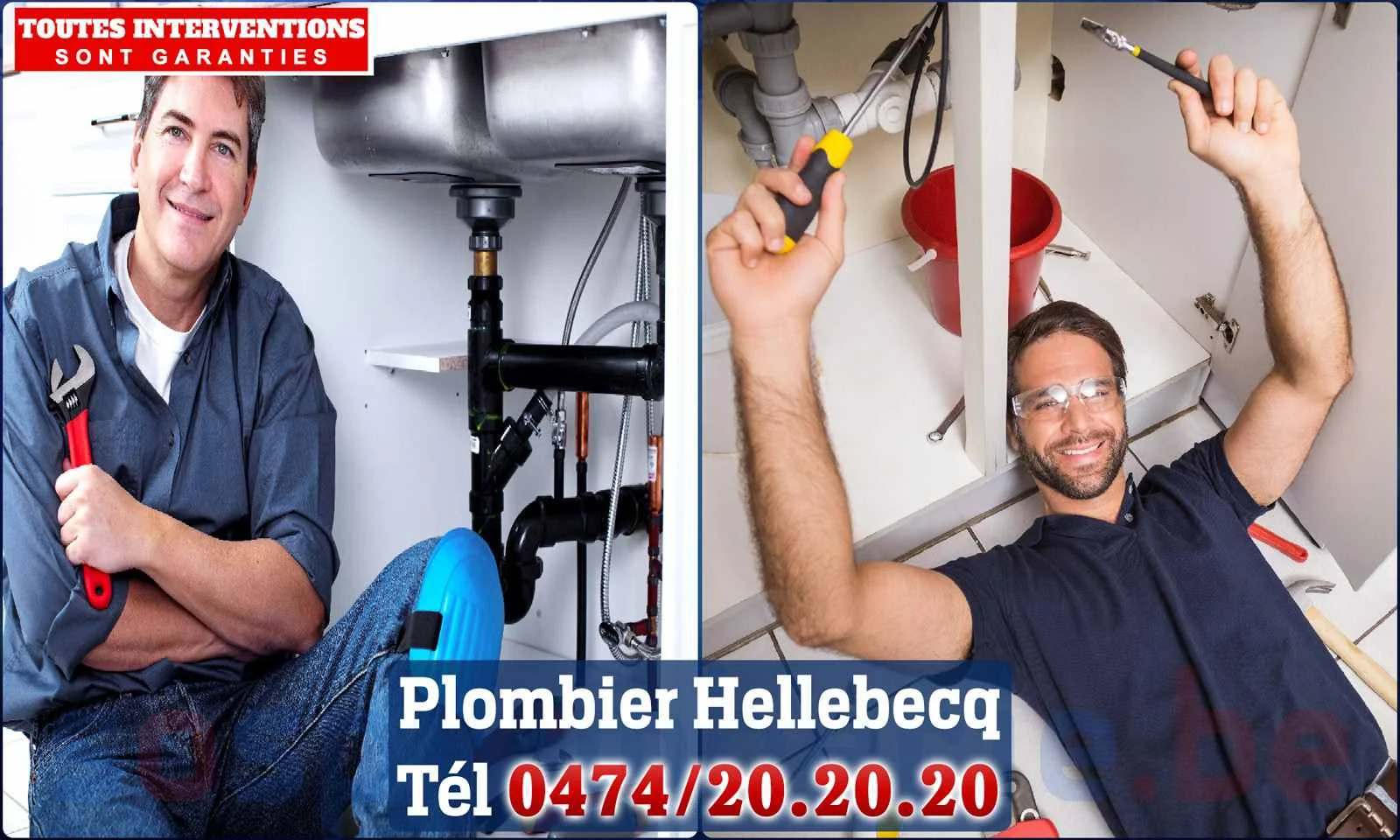 SOS Plomberie - Plombier Hellebecq pour installation et
                    réparation