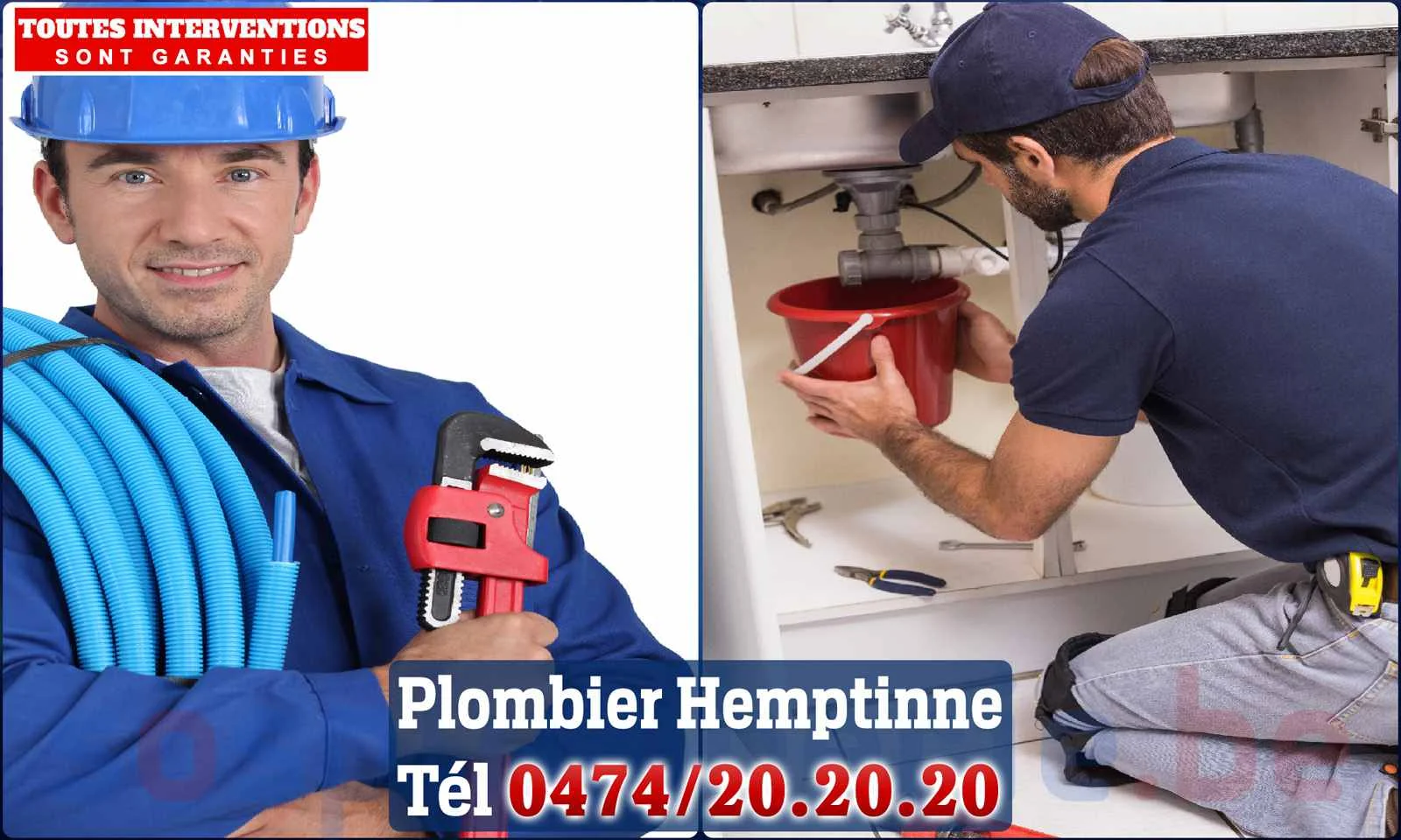 SOS Plomberie - Plombier Hemptinne pour installation et
réparation