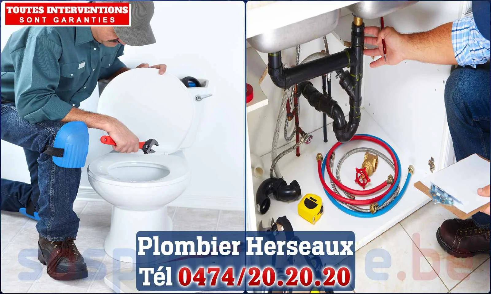 SOS Plomberie - Plombier Herseaux pour installation et
réparation