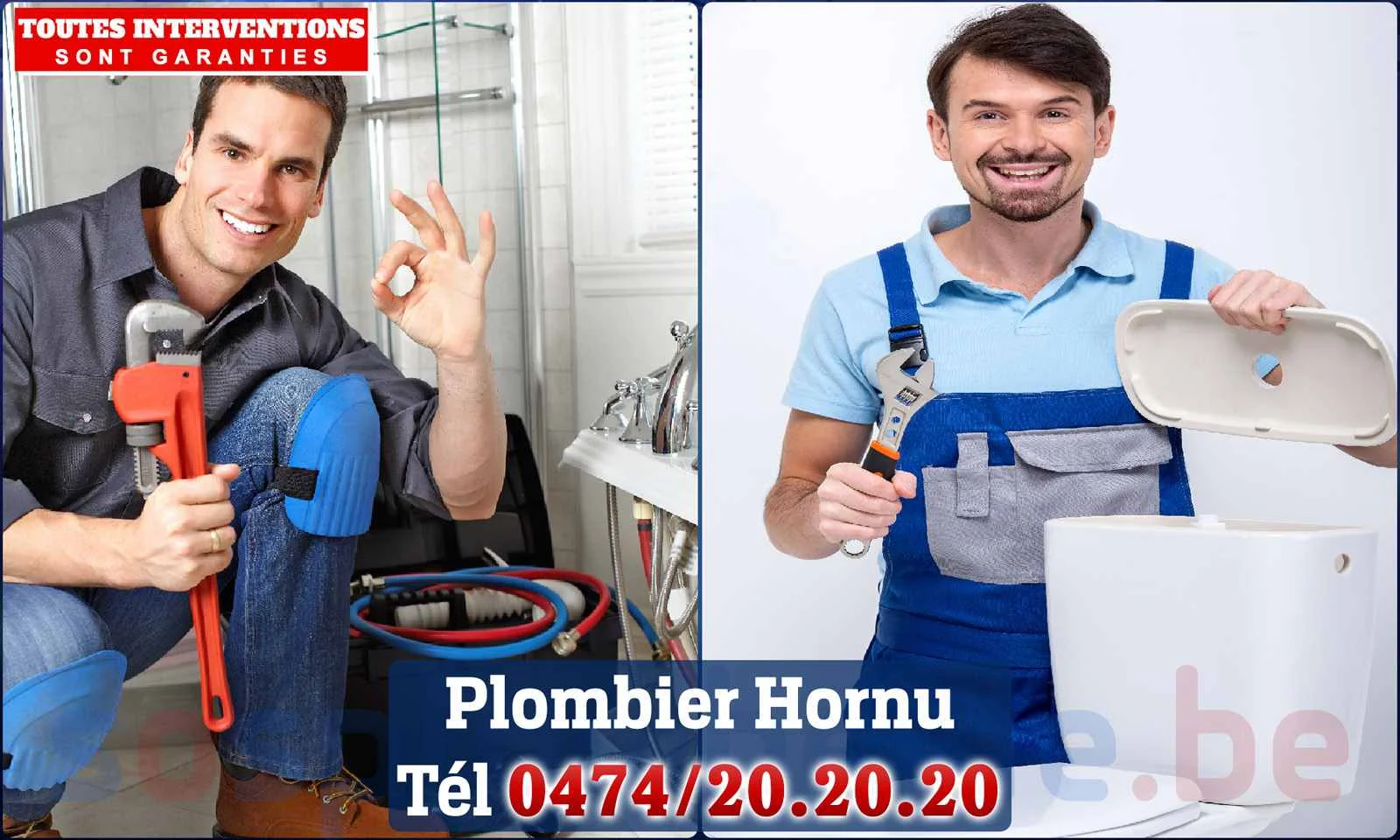 SOS Plomberie - Plombier Hornu pour installation et
réparation