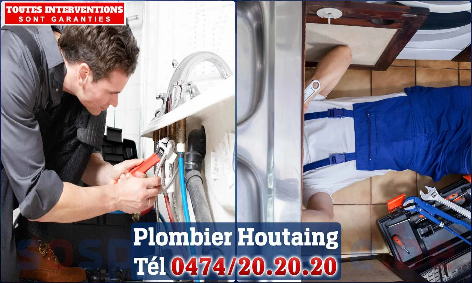 SOS Plomberie - Plombier Houtaing pour installation et
réparation