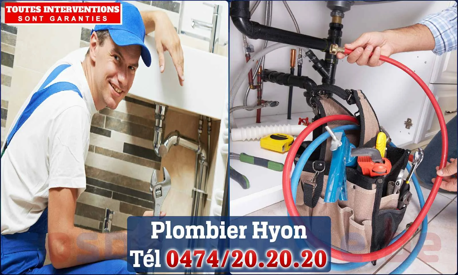 SOS Plomberie - Plombier Hyon pour installation et
réparation