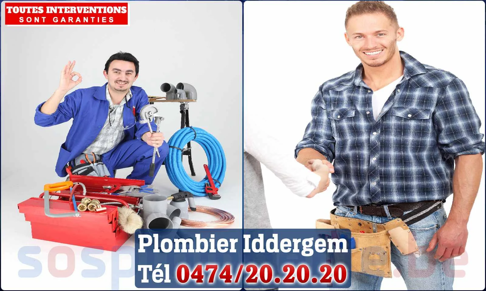 SOS Plomberie - Plombier Iddergem pour installation et
réparation