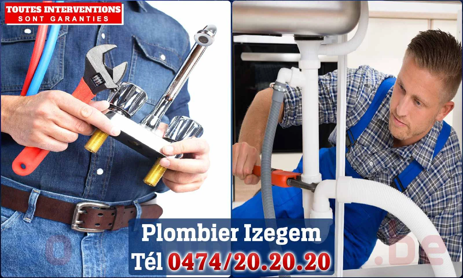 SOS Plomberie - Plombier Izegem pour installation et réparation