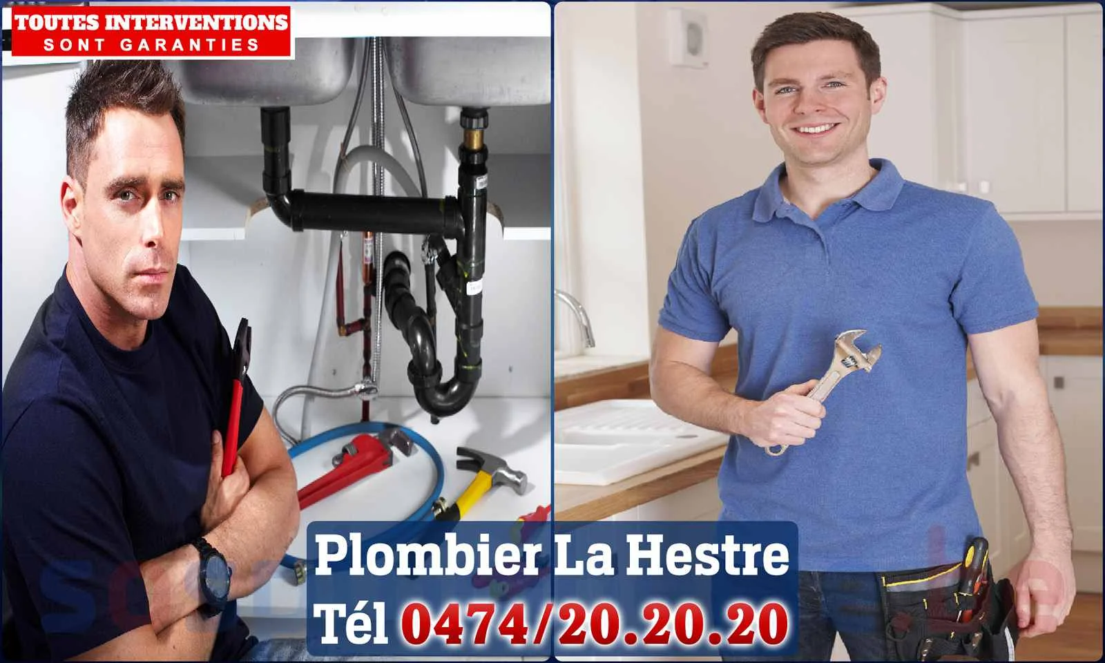 SOS Plomberie - Plombier La Hestre pour installation et
réparation