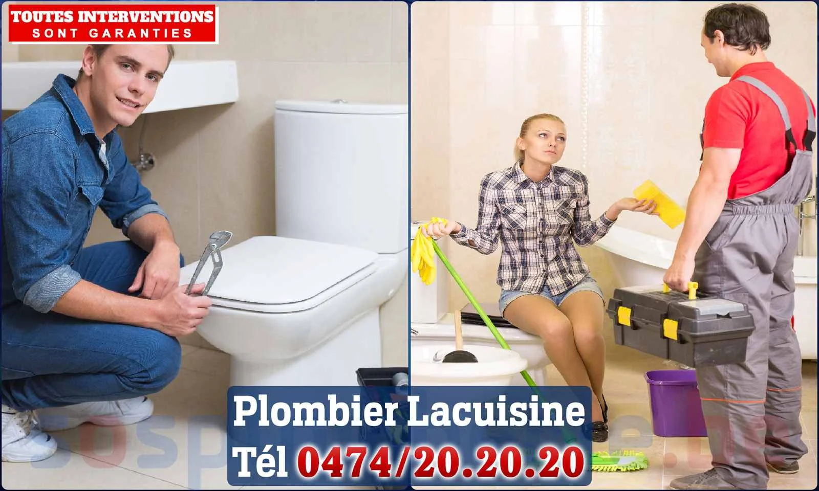 SOS Plomberie - Plombier Lacuisine pour installation et
réparation