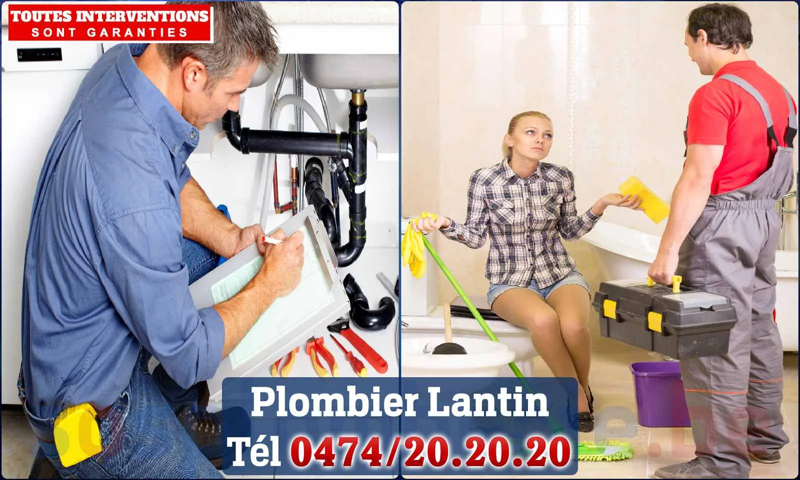SOS Plomberie - Plombier Lantin pour installation et
réparation