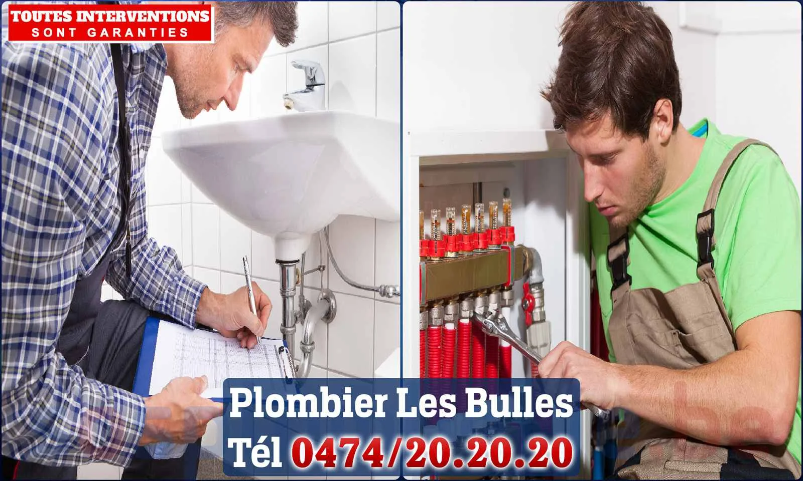 SOS Plomberie - Plombier Les Bulles pour installation et
                    réparation