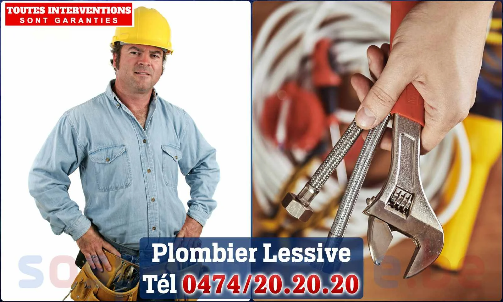 SOS Plomberie - Plombier Lessive pour installation et
réparation