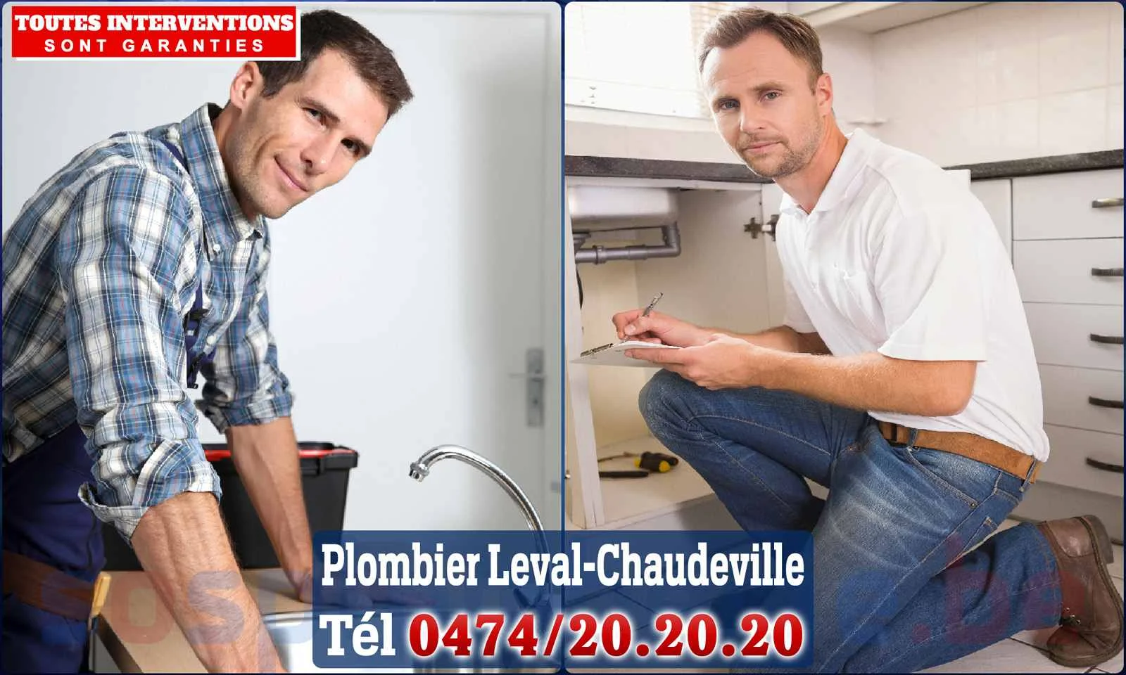 SOS Plomberie - Plombier Leval-Chaudeville pour installation et
réparation